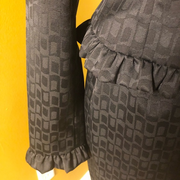 Franco Mirabelli Two Piece Chic Black Suit S4 - Picture 4 of 6